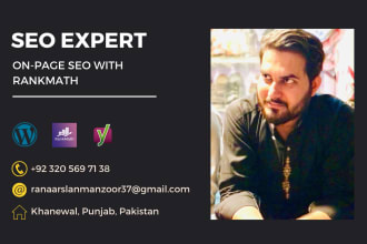 do wordpress onpage SEO with rankmath to boost your website