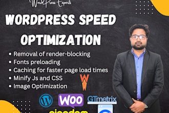 optimize the site for gtmatrix, pingdom,  google page speed