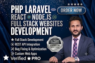 develop secure rest API in PHP laravel for web and mobile