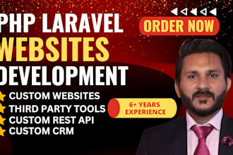 fix and develop php, laravel, react js, vue js website