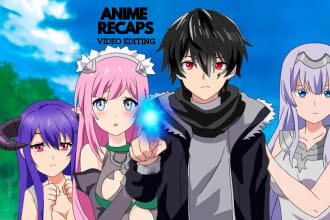 professionally edit anime series recapped
