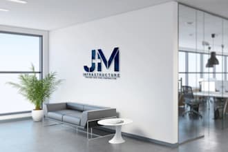 make professional luxury civil construction company logo