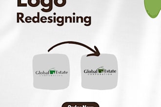 redesign your low quality logo into high quality