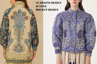 create jacquard and weave patterns