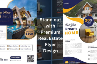 design real estate flyers eye catching close clients service