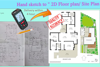 drawing 2d floor plan