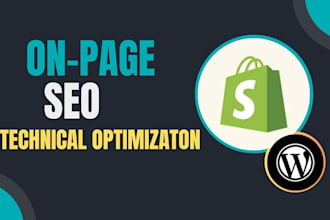 do advance onpage seo service for wordpress shopify website