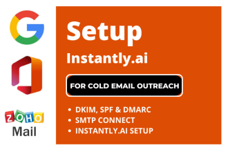 setup instantly ai email campaigns and warmups