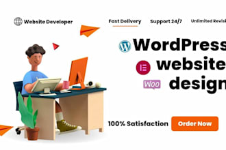 design, redesign, build, rebuild, clone, edit, fix, or revamp wordpress website