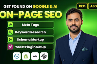 do yoast onpage SEO perfectly by meta tags, keyword research, schema markup, h1