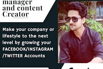 manage your social media accounts as a social media assistant