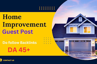publish home improvement guest post on high da sites
