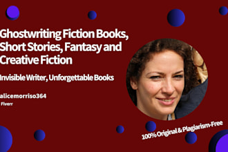 ghostwrite fiction books, short stories, fantasy and creative fiction
