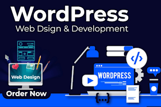 develop business wordpress website or web design