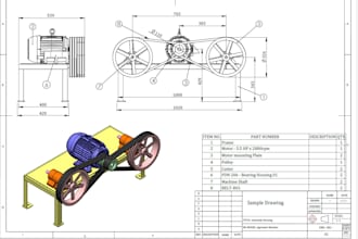 create technical drawings,mechanical drawings,cnc drawings