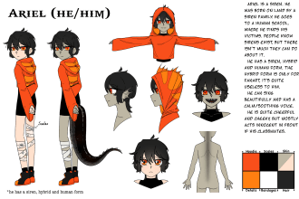 create a reference sheet of your character