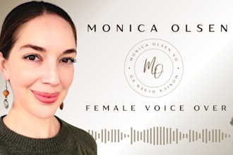record a commercial female voice over