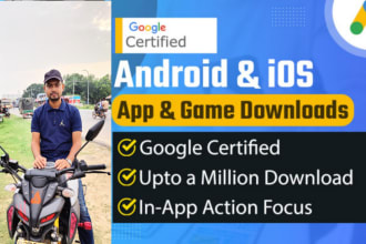 guarantee mobile app or game installs with google ads promotion and marketing