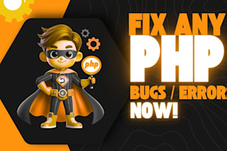 fix or develop existing PHP website, or fix wordpress website, sql, javascript