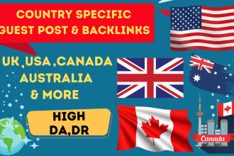 publish country specific guest post with authority backlinks