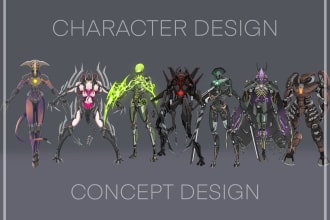 create concept or character art