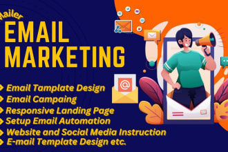 design and setup your email marketing campaign and mailchimp