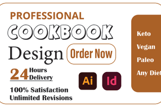 design and write recipes for cookbook recipe book and ebook