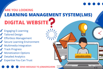 do professional lms website design and development
