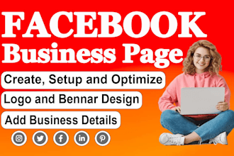create, setup and optimize your facebook business page or fan page
