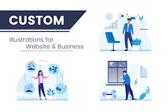 design business, app or web illustration