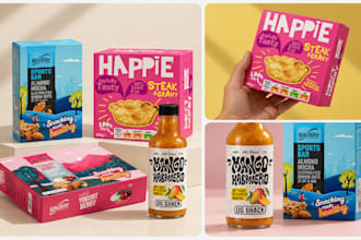 create box packaging design and product packaging design