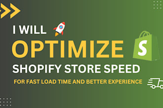do shopify speed optimization and increase store speed