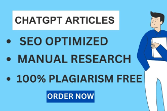 write SEO optimized articles using chatbot and openai