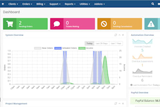 do full whmcs setup and installation with whm cpanel server