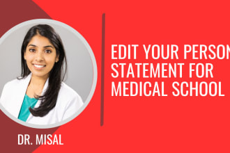 edit your medical school personal statement to help you stand out