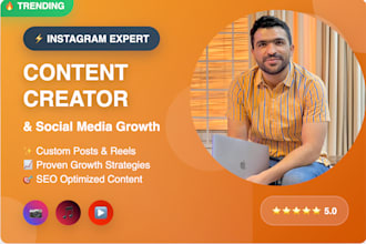 be your instagram content creator and social media handler