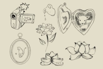 design a unique line tattoo for you