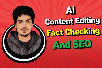 do SEO, fact checking, and ai content editing