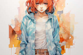 make you an anime portrait