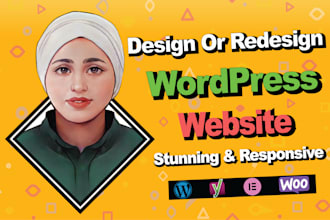 design or redesign wordpress website