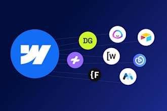 intergrate your webflow website with airtable , zapier, memberstack and apis