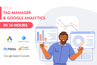 setup google analytics and tag manager in 24 hours