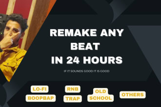 remake or create similar beats to avoid copyright issues
