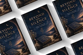design a creative poetry book cover and novel cover design