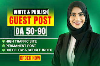 do guest post with high da seo backlinks for your website
