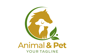 create a premium animal and pet logo with a vector file