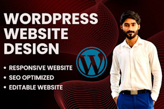 design and develop a clean and modern wordpress website