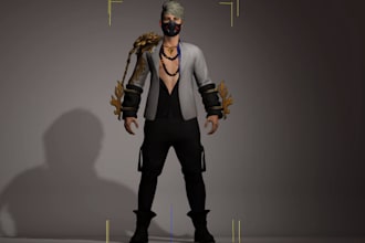 create a 3d rigged avatar for your gameplay