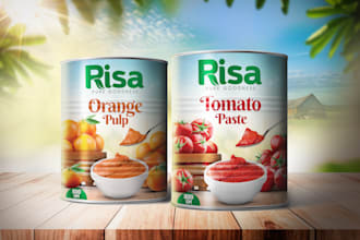 design a professional packaging and label design
