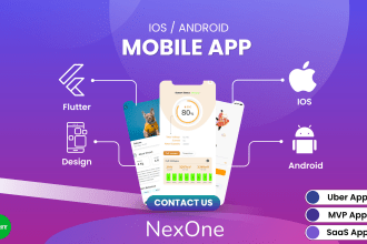 develop android and ios app in flutter